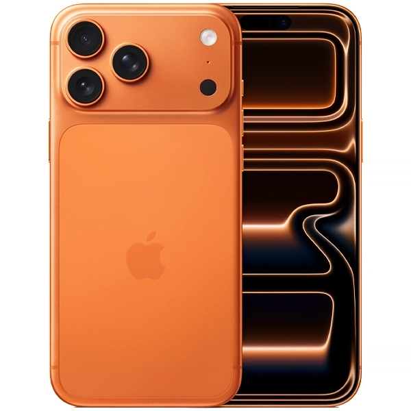 iPhone 17 Pro Max laranja cósmico